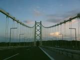 夕暮れ明石海峡大橋 夕暮れ明石海峡大橋