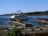 Haven van Larvik, Noorwegen Haven van Larvik, Noorwegen