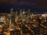 Seattle Financial District by Night