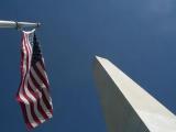 Washington Monument with Stars & Stripes Washington Monument with Stars & Stripes