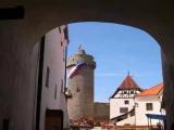 Strakonice castle courtyard Strakonice castle courtyard