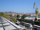 Vista porto da stadio picco