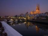 Regensburg im Winter at Night Regensburg im Winter at Night