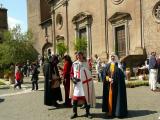 Un "Templare" e altri personaggi storici alla fiera dei fiori di S. Pellegrino in fiore Un "Templare" e altri personaggi storici alla fiera dei fiori di S. Pellegrino in fiore