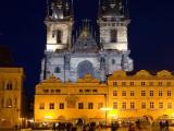 Tyn Cathedral at night / Prague, Czech Republic Tyn Cathedral at night / Prague, Czech Republic