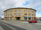 Kemijärvi, Finland: Bank house, almost 180 degrees. The house is almost a semicircle. Somewhat of a sensation in late 1950's when built.
