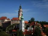 Czeski Krumlov-wieża zamku Rozmberków Czeski Krumlov-wieża zamku Rozmberków