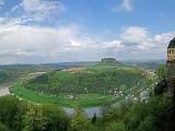 Elbschleife am Königstein Elbschleife am Königstein