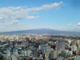 高崎市役所より赤城山 高崎市役所より赤城山