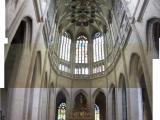 Kutná Hora - Interior Panoramic Photocompilation of Chrám svaté Barbory - View East