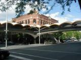 Covered, elevated walk-way in downtown Spokane Covered, elevated walk-way in downtown Spokane