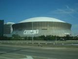 Louisiana Superdome after Hurrican Katrina