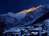 View from Saas Fee towards Dom, 4545 masl View from Saas Fee towards Dom, 4545 masl
