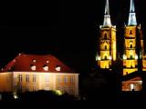 Wroclaw night - cathedral square 