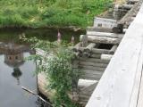 Олонец. Мост через Олонку (Bridge across Olonka river in Olonets)