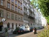 Sigmund Freud Haus with the red and white flag - September 2005
