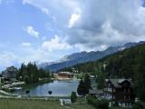 Etang Grenon looking towards Crans