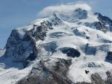 Above the bird's flight ... Monte Rosa 4634m. Above the bird's flight ... Monte Rosa 4634m.