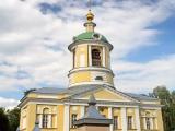 Свято-Екатерининский монастырь. Колокольня с надвратным храмом свт. Димитрия Ростовского Свято-Екатерининский монастырь. Колокольня с надвратным храмом свт. Димитрия Ростовского