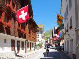 Gotthardstrasse in Andermatt - Uri - Switzerland