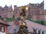 Shloss Heidelberg from Marktplatz Shloss Heidelberg from Marktplatz