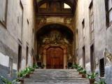 Stairs to the cloister of San Gregorio Armeno.