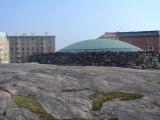Helsinki: copper dome roof of Temppeliaukio Church
