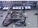Mons – Grand Place : installations du grand spectacle du Festival de Théâtre de rue, 2010. Mons – Grand Place : installations du grand spectacle du Festival de Théâtre de rue, 2010.
