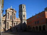 S.Prospero: basilica, torre e piazza S.Prospero: basilica, torre e piazza