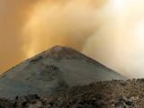 Parque Nacional del Teide - Sahara dust storm and fire smoke clouds over Pico del Teide 30.07.2007