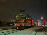Электровозы ЧС2-022 и ЧС2-036, станция Новокузнецк-Пассажирский Электровозы ЧС2-022 и ЧС2-036, станция Новокузнецк-Пассажирский