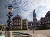 Christiansborg castle fountain Christiansborg castle fountain