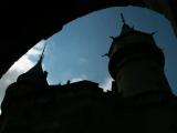 Bojnický zámok - silueta spod brány Bojnický zámok - silueta spod brány