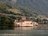 Le Château de Chillon, toujours imposant. Le Château de Chillon, toujours imposant.