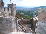 Burg Rötteln - Aussicht über Lörrach