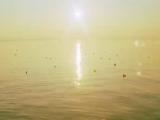 Fine giornata d'inverno sul lago di Garda da Sirmione - End of a winter day on Garda lake from Sirmione