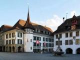 Thun, town hall square (Rathausplatz) Thun, town hall square (Rathausplatz)