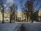 West side elevation of Winter Palace. — Западный фасад Зимнего дворца. West side elevation of Winter Palace. — Западный фасад Зимнего дворца.