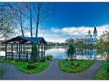 Sestroretsk, Razliv Lake, church, arbor Sestroretsk, Razliv Lake, church, arbor