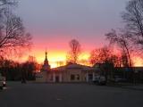 часовня Спас на водах и Петербургские ворота утром 27 10 2010 часовня Спас на водах и Петербургские ворота утром 27 10 2010