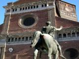 Statue of Reggisole and Cathedral Statue of Reggisole and Cathedral