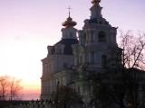 Sergiewo-Kazansky cathedral @ autumn sunrise Sergiewo-Kazansky cathedral @ autumn sunrise