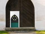 gate into the church