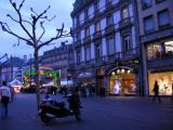 Strasbourg - Vue de Rue de la Mésange et Place Broglie