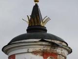 Ярополец. Завершение башни ограды парадного двора усадьбв Гончаровых Ярополец. Завершение башни ограды парадного двора усадьбв Гончаровых