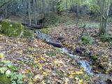 Радужный водопад, вид снизу