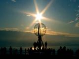 nordkapp Il sole di mezzanotte ore 23:55 27 giugno 2009
