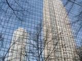 Reflections of the Bank of America & Hearst Towers