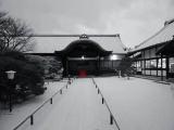 雪の東寺 雪の東寺