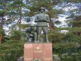 Hamina, statue of officers Hamina, statue of officers